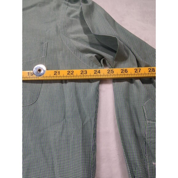 Polo Ralph Lauren Men's Yarmouth Cotton Pony Pocket Shirt Green Squares 15.5 34 - Picture 8 of 9